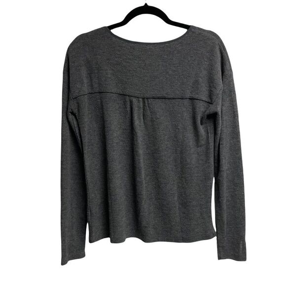 SANCTUARY V-Neck Pullover Sweater Charcoal Grey XS - Picture 5 of 7